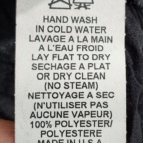 Komarov Women's Poly Textured Ruffles Wrap Style Top - L - Picture 6 of 6